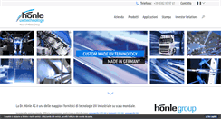 Desktop Screenshot of hoenle.it