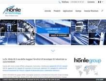 Tablet Screenshot of hoenle.it