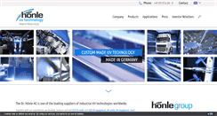 Desktop Screenshot of hoenle.com